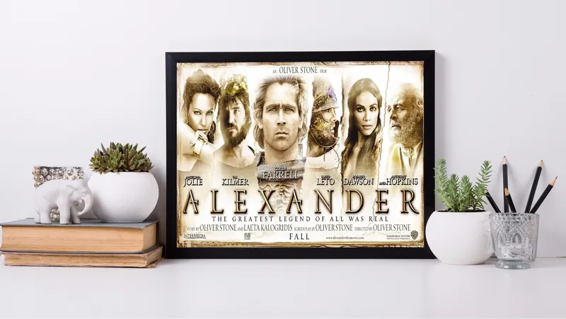 Постер «Александр» на стене в офисе