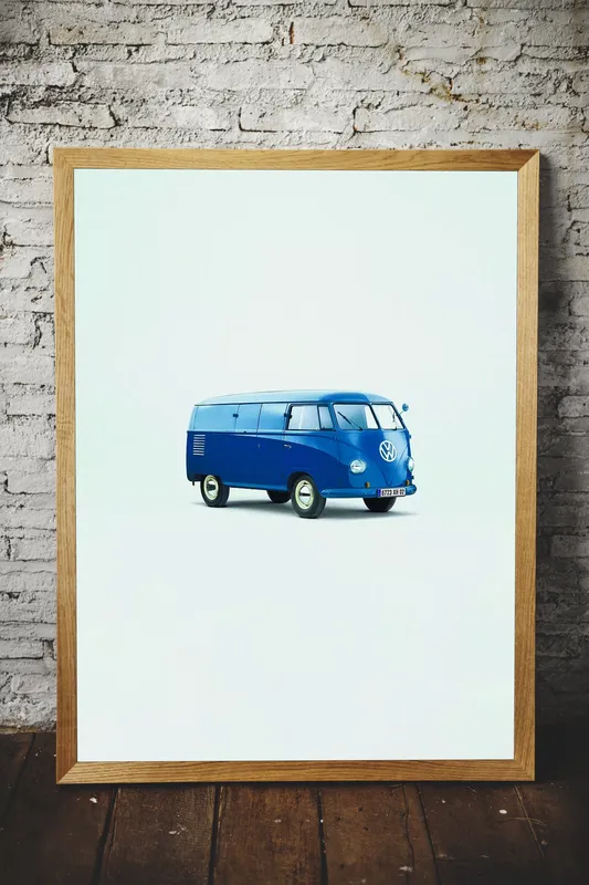 Постер «Фольксваген Т1» на стене в офисе