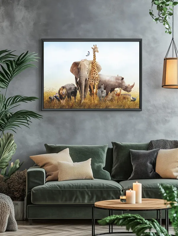 Постер «Постер Zoo» на стене в офисе