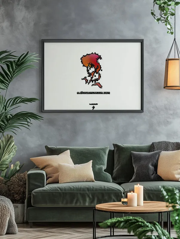 Постер «Постер Cowboy Bebop — A Cowboy Never Dies» на стене в офисе