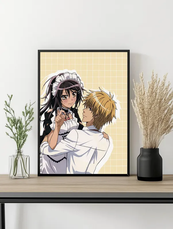 Постер «Президент горничная. Сильная любовь» на стене в офисе