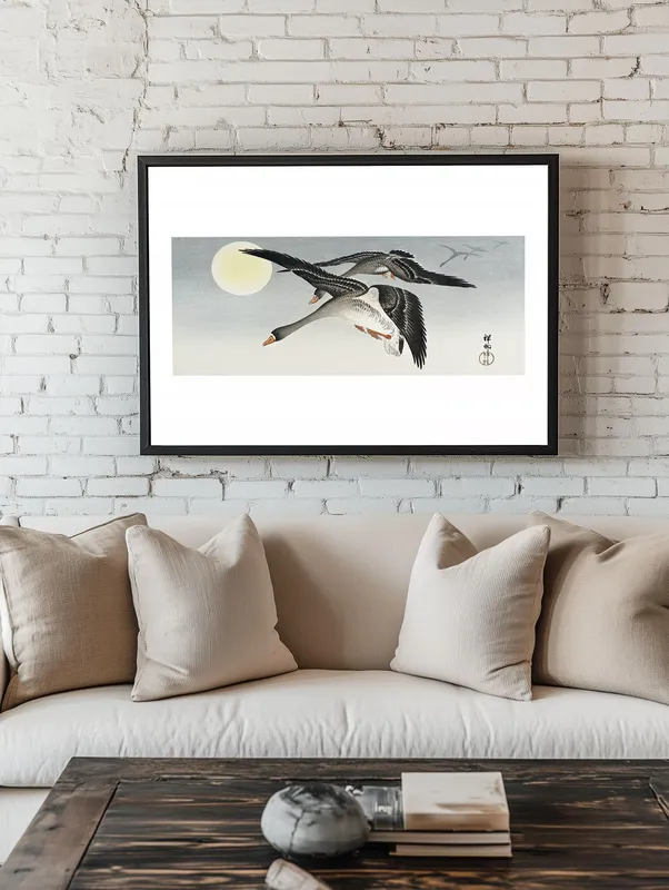 Постер «Постер Гуси» на стене в офисе