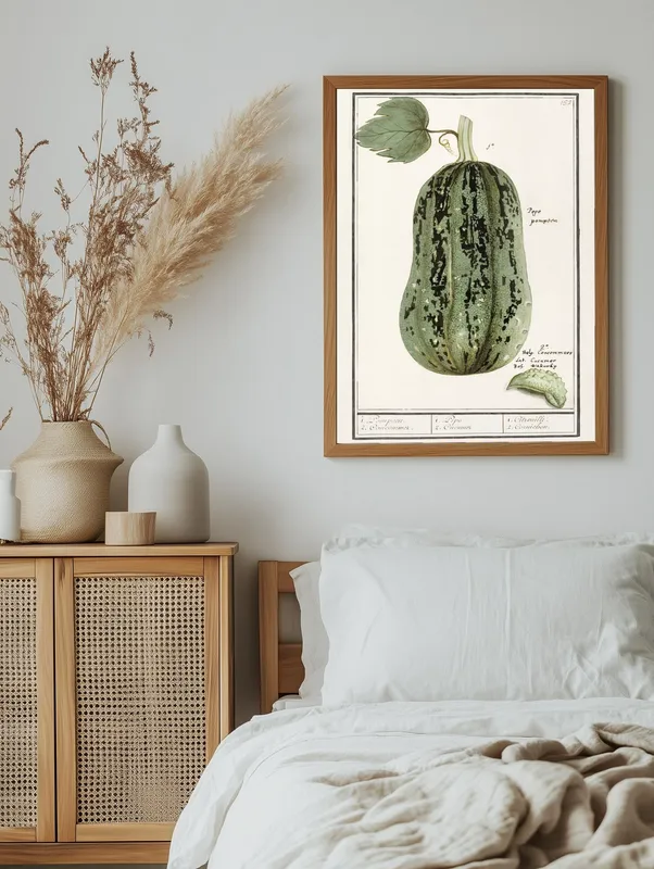 Постер «Овощи - Тыква обыкновенная Pompoen» на стене в офисе