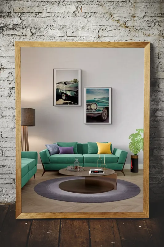 Постер «Набор постеров Кубинский авто» на стене в офисе