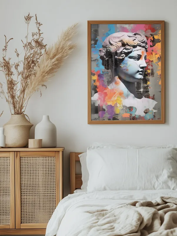 Постер «Античная скульптура Венеры» на стене в офисе