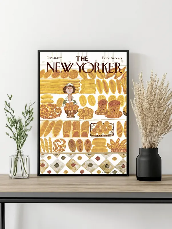 Постер «The New Yorker - Bakery» на стене в офисе