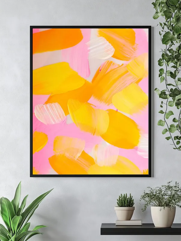 Постер «Оттенки Осени» на стене в офисе