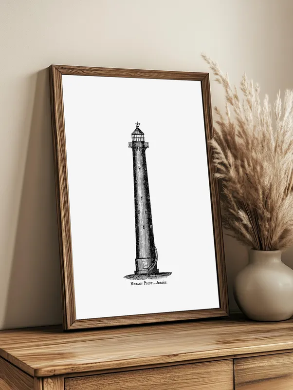 Постер «Маяки - Маяк Морант» на стене в офисе