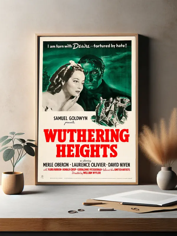 Постер «Грозовой перевал 1939» на стене в офисе