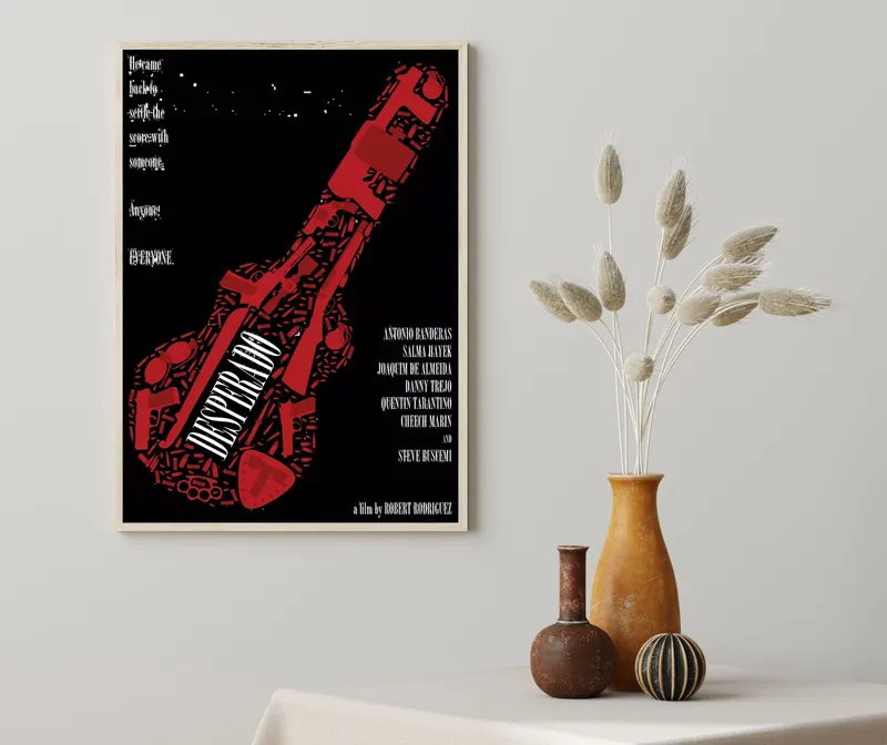 Постер «Отчаянный» на стене в офисе