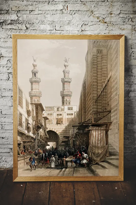 Постер «Дворец Метуэлиз» на стене в офисе