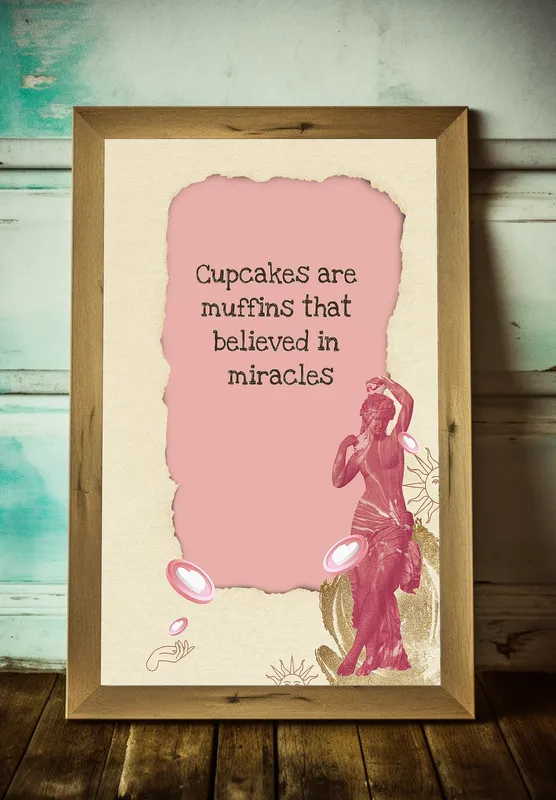 Постер «Постеры-мотиваторы - Верьте в чудеса» на стене в офисе