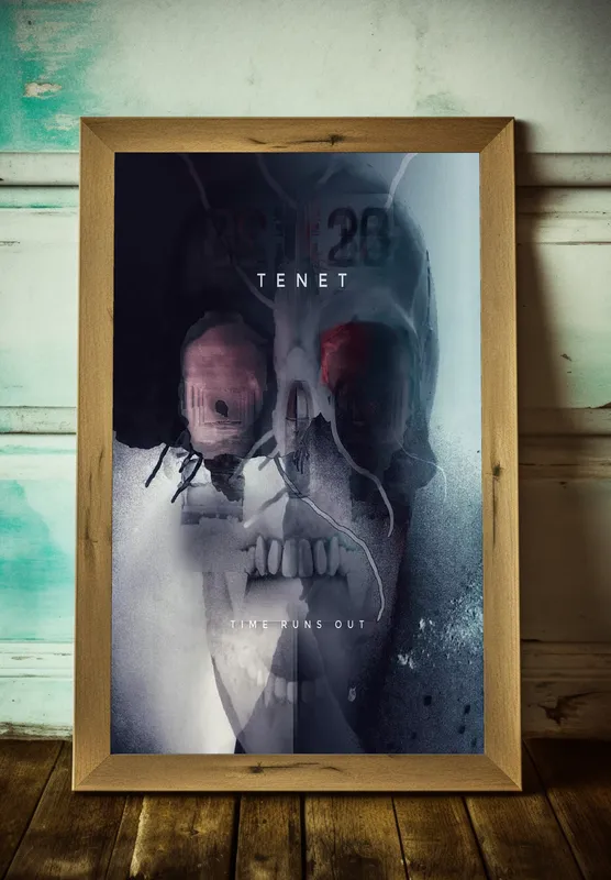 Постер «Довод» на стене в офисе