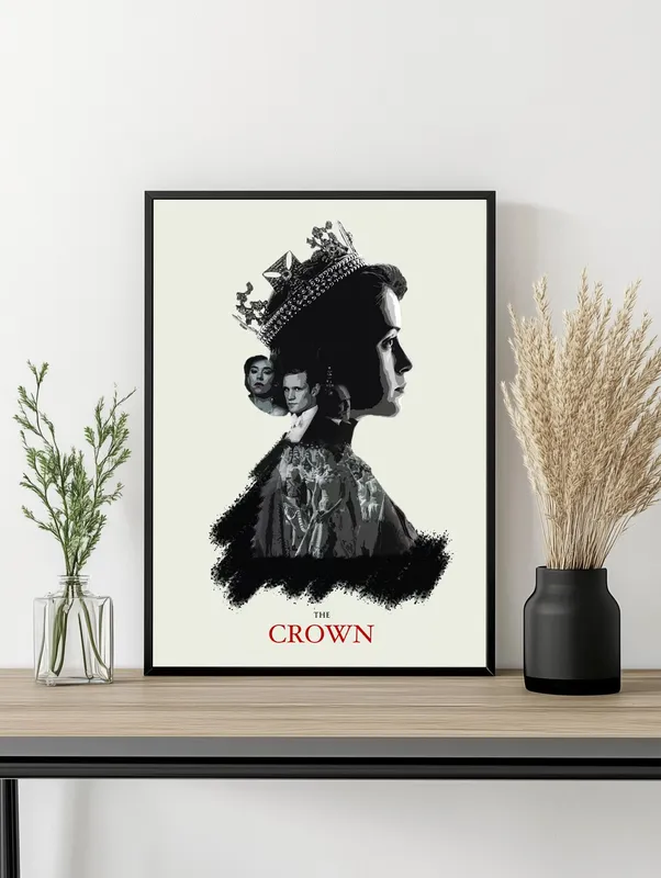 Постер «Корона» на стене в офисе
