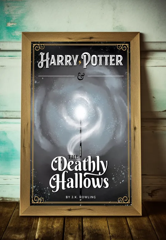 Постер «Гарри Поттер - Дары Смерти» на стене в офисе