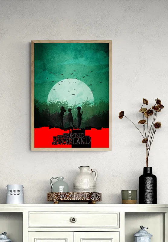 Постер «Обещанный Неверленд» на стене в офисе