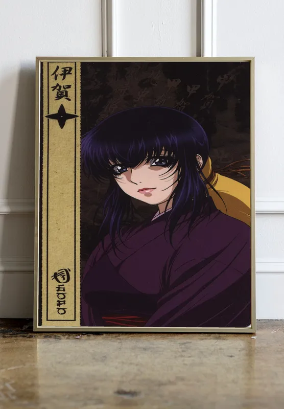 Постер «Василиск. Персонаж» над диваном в гостиной