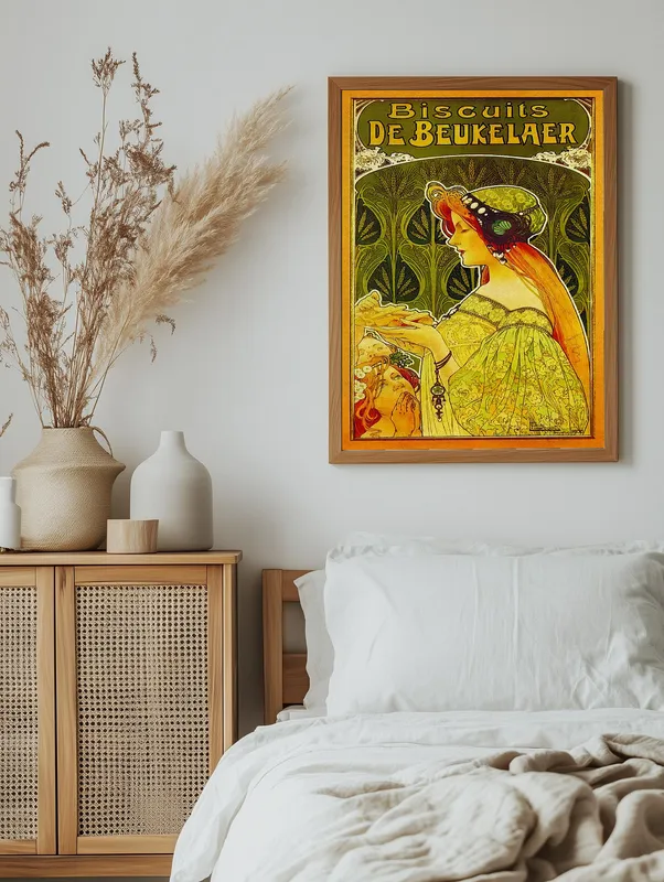 Постер «Реклама печенья» на стене в офисе