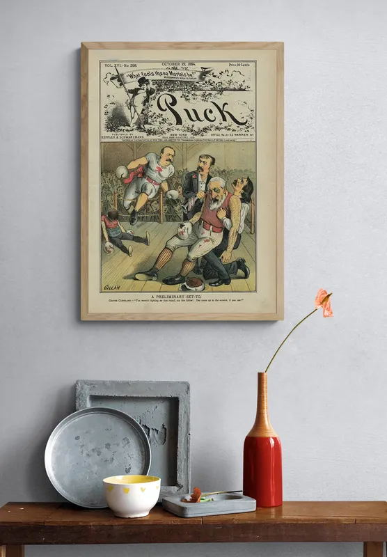 Постер «Бокс - После бокса» на стене в офисе