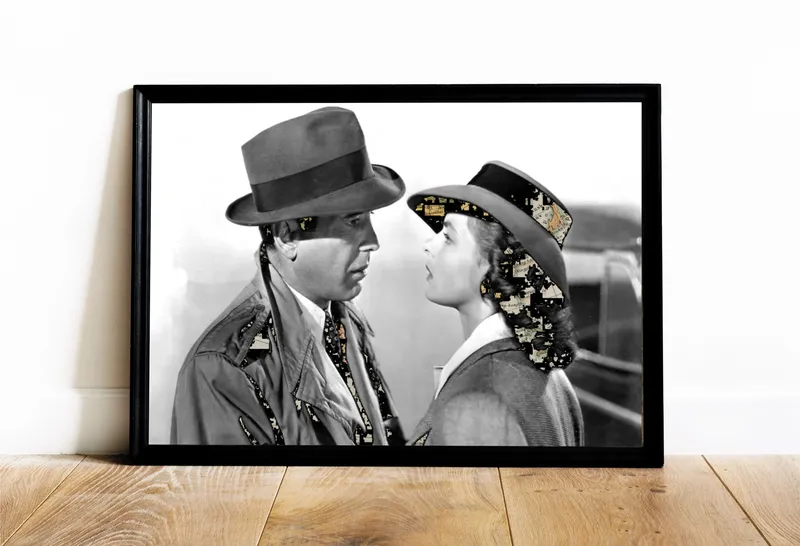 Постер «Касабланка» на стене в офисе