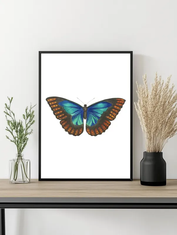 Постер «Папилио» на стене в офисе
