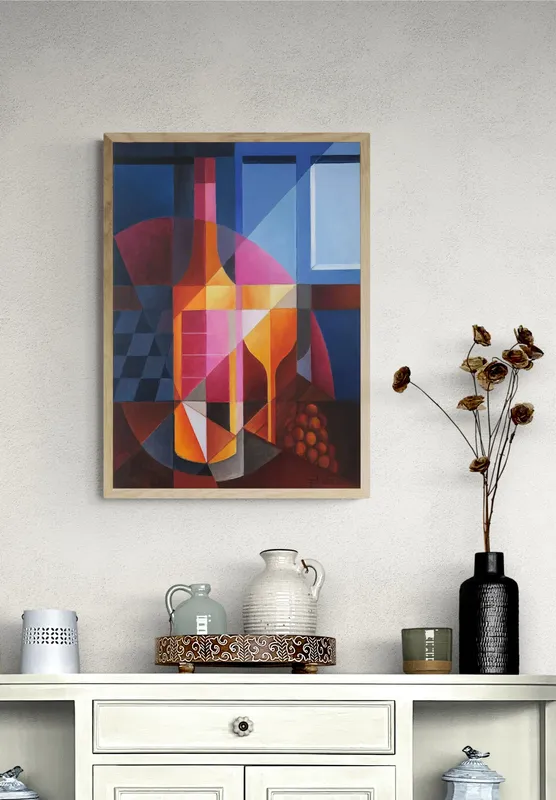 Постер «Авангардизм» на стене в офисе